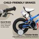 Glerc Rover Kids Bike, 12-18 Inch Boys Bike for 2-9 Years Old Children, Kids Bicycle with Water Bottle & Basket & Training Wheels, Multiple Colors