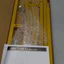 Wokceer Wedding Arch Backdrop Stand 7.2FT, 6FT Gold Metal Arch Stand Set of 2 for Birthday Party Wedding Ceremony Baby Shower Graduation Decoration