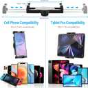 CD Slot Tablet Mount for Car, Car CD Player iPad Holder with Full Rotation [Stable & Durable] for 4-12.9" Devices, iPad Pro Air Mini, Galaxy Tabs, Lenovo, iPhone, Tablet & Phones