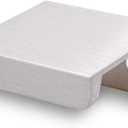 Jetland Cabinets Drawers Edge Pulls - 24-Pack, 1-1/4" Overall Length, Brushed Nickel, Concealed Tab Pulls for Kitchen Garage Cabinet Drawers, PW5018BS31L