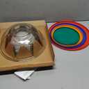 Pyrex Smart Essentials Mixing Bowl Set Including Locking Lids (Clear), 8 piece,5 quarts