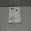 NICETOWN White Sheer Curtains 84 inches Long - Home Decoration Grommet Airy & Lightweight Elegant Window Treatments with Light Filtering for Bedroom/Living Room (2 Panels, W54 x L84)