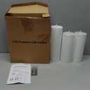 Flameless LED Candles, Flickering Larger Candles with Remote Control & Timer, Battery Operated Waterproof Pillar Candles,3pc for Valentine's Day,Indoor Outdoor Lanterns,Church,Wedding,Patio Porch
