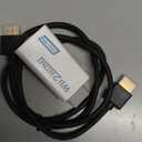 GANA Wii to hdmi Converter, wii to hdmi Adapter, 1080p 720p Connector Output Video & 3.5mm Audio - Supports All Wii Display Modes (wii to hdmi White)