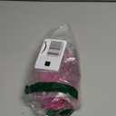 Hand-Made Beaded Rhinestons DIY Clothing Appliques Patch,Beaded Applique for Jeans Jacket Shoes Bags Bells and Other DIY Projects Decoration Hot Pink Beading Flower Applique by Pair (Hot Pink-B)