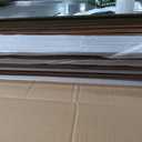 Art3d 6-Piece Wood Slat Panels for Stylish Interior Decor and Ceiling Decoration, MDF 3D Textured Panel for Ceiling and Wall,Size 94.6 x 7.4 in-Walnut