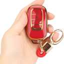 for 2022 Honda Key Fob Cover with Keychain, For Honda Accord Civic Smart Remote Key Fob Case