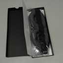 MZOO Luxury Sleep Eye Mask for Side Sleeper Men Women, Zero Eye Pressure 3D Sleeping Mask, Light Blocking Patented Design Night Blindfold, Soft Eye Shade Cover for Travel, Grey