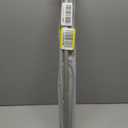 Amazing Drapery Hardware 5/8 Inch Brushed Nickel Spring Tension Rods, Set of 1 - Adjustable Length 28-48 Inches - Twist to Fit Curtain Rods for Lightweight Sheer Panels, Windows, and Small Spaces