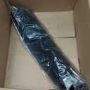 2 Pack Fireplace Mesh Screen Curtain,20x24 Spark Guard Chain for Hearth,Metal Fireplace Replacement Black Hanging Mesh Curtain Screens for Home Wood Burning Fireplace