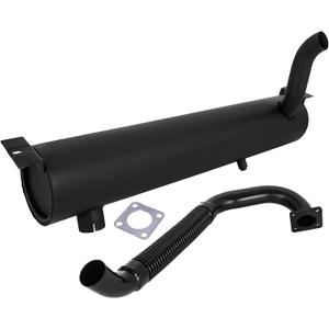 Muffler & Exhaust Pipe W/Gasket 7100840 6701151 compatible with Bobcat Skid Steer Loader 751 753 763 773 7753 S130 S150 S160 S175 S185 T140