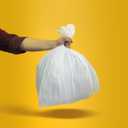 AmazonCommercial 18 Gallon Compactor Bags with Drawstring, 2 Mil, 50 Count