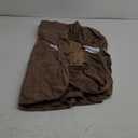 Leather Look Couch Cushion Covers Sofa Seat Slipcovers Sets Couches Furniture Protector for Sectional Armchair Loveseat Pets Kids Stretch Spandex Fabric (3 Cushion Sofa, Brown)