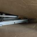 Huuger 5 Tier Bookshelf, Display Bookshelf with 10 Open Shelves and Raised Baffle, 47.2 Inch Straight Wide Bookcase with Metal Frame and Wooden Board, Adjustable Feet, White