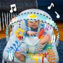 Baby Einstein Ocean Explorers Kick to It Opus Musical Infant to Toddler Rocker, Baby Chair, Baby-Activated Music and Lights, Ages 0-30 Months