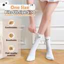 4 Pairs Funny Socks, Magnetic Holding Hands Socks, These Suit Both Men and Women (0, Black 2 Pairs&white 2 Pairs)