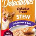 Hartz Delectables Non-Seafood Stew Lickable Wet Cat Treats, Chicken & Duck, 1.4 Ounce (Pack of 12), BB Date 05/21/2027