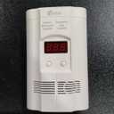 Kidde Carbon Monoxide + Explosive Gas, Natural Gas & Propane Alarm, Plug-in with 9V Battery Backup, Digital Display, 85 dB Alarm, LED Status Indicators, 3rd Edition EXP: 09-03-25