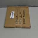 7x7 Picture Frame, Black Metal Square Photo Frames with HD Glass, Fits 6x6 with Mat or 7 x 7 without Mat, Display for Wall and Table, 1 Pack