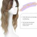 PANEWAY Hair Topper 20 Inch Wavy Synthetic Clip-In Topper for Women, Natural Looking Voluminous Hairpiece for Thinning Hair, Lightweight & Undetectable(20Inch,Brown Blonde with Dark Root)