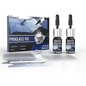 2 Bottles Nano Windshield Glass Crack Repair Kit for Fix Chips Cracks