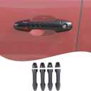 Lcojicep ABS Exterior Door Handle Protector Trim Frame Cover Compatible with Tacoma 2006-2015,Door Handle Cover,Car Door Handle Cover Frame Trim (Matt Black(Style B))