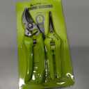 2-Pack Stainless Steel Gardening Scissors, Pruning Shears and Clippers for Gardening