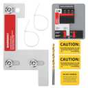 Joinfworld Generator Interlock Kit Compatible with ITE, Murray, Gould, Thomas, Siemens and Betts, 150 or 200 Amp Panels, 1 1/4 Inches Spacing Between Main and Generator Breaker
