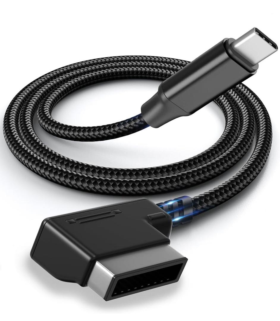 USB-C to AMI Aux Cord for iPhone 15/16/17, Apple MFi Certified USB Type-C to MMI Audio Cable Compatible with Audi A3/A4/A5/A6/A8/S4/S6/S8/TT, Nylon Braided Car Audio Charging Dongle (3.3FT)