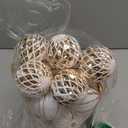 JOYIN 30 Pcs 2.36'' Christmas Balls Ornaments, Gold & White Assorted Christmas Hanging Ornaments, Shatterproof Balls Decor for Xmas Tree Wreath Garland Holiday Indoor Party