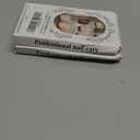 Tortoise Press on Nails Short Square Fake Nails Fall Winter Nails Press ons with Design Full Cover Stick on Nail for Women Manicure,Reusable | Glue Tabs | Easy Apply | 24Pcs