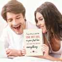 4 x Valentines Day Card for Husband, Wife, Boyfriend, Girlfriend,Couple,Anniversary Card to Husband, Love Card (mqmr-178)