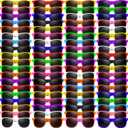 96 Pack Kids Sunglasses Party Favors, Kid's Neon Sunglasses Bulk, Childrens Sunglasses Boys Girls Eyewear Pack for Goody Bag Fillers Summer Beach Pool Birthday Party Supplies Age for 3-8