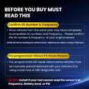 TPMS 433Mhz Pre-Programmed,Compatible with Jeep Compass 17-24|Grand Cherokee 18-20|Renegade 15-24|Dodge Dart 12-17|Durango 16-24|Chrysler 200(11-17)|Pacifica 16-24/ OE#68193586AC(Set of 4)