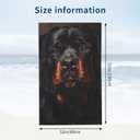 Rottweiler Beach Towel Dog Sand-Free Microfiber Bath Towel Ultra Soft Quick Dry Pool Towel Absorbent Towel Lightweight Towel Gifts for Outdoor Bathroom Swimming Decor 31inx51in