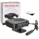 200W 12V Portable Car Heater Defroster - Fast Warm-Up, Defog, Demist for Cars, Trucks, SUVs