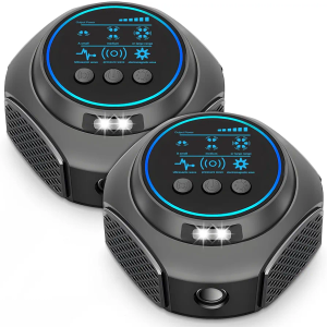 2 Pack Ultrasonic Pest Repeller Rodent Repellent Ultrasonic Plug in with 360°Mice Repellent Indoor& 4 Modes Ultrasonic Mouse Repellent Mice Deterrents for Home House Warehouse Garage Basement