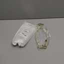 8 Inch Brass Lamp Harp Holder Kits with Finials and Detachable Saddle Bases, Light Duty, Saangseon Set of 2 DIY Lighting Accessories Horn Frame Lampshade Brackets