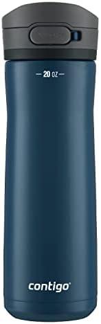 Contigo Jackson Chill 2.0, Vacuum-Insulated Stainless Steel Water Bottle with Secure Lid, Leak-Proof Travel Friendly, 20oz Capacity, Blueberry Color, Keeps Drinks Cold for 12 Hours Missing part