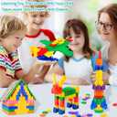 FUBAODA Kids 600pcs Set Building Blocks Construction Toy - Learning Playset STEM Educational Kit Child Branin Development Preschool Kindergarten Toy