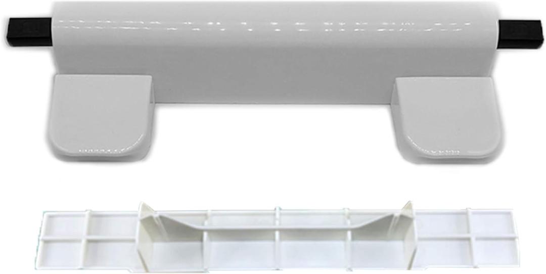 Toilet Seat Hinge Kit for Elongated Toilet Seat Compatible with Kohler 1150464-0, Slow and Quiet Close Design, White