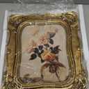 Sunlit Vintage Picture Frame 4x6 Inch, Luxury Antique Photo Frames with Glass Front, Photo Display, Tabletop Wall Hanging, Gift Ideas, Gold
