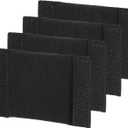 PATIKIL Camera Bag Divider, 4Pcs 5.51"x3.78"x0.55" Shockproof Camera Bag Inserts Separator Pad Protective Lens for Nikon Camera DSLR Protect Bag Organizer Universal Divider Cushion, Black