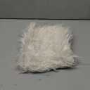 Phantoscope Faux Fur Solid Decorative Pillow Cover Fluffy Throw Pillow Mongolian Luxury Fuzzy Pillow Case Cushion Cover for Bedroom and Couch,Off-White 1