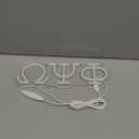 Psi Phi Fraternity Neon Signs for Wall Decor,Dimmable Led Greek Lettering Psi Phi Decor,USB Powered Fraternity Gifts for Man Cave Kids Room Bedroom Bar Birthday Gifts(11.8 * 4in (Purple)