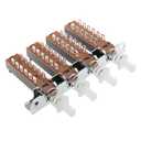 E-outstanding 12-Pin 4-Position Interlocking Pushbutton Switch with Straight Keys Piano Type Double Throw