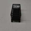 Cisily Black Sponge Holder for Kitchen Sink, Sink Caddy Organizer with High Brush Holder, Kitchen Countertop Organizers and Storage Essentials, Rustproof 304 Stainless Steel, Soap Dispenser Organize