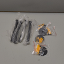 4 Pack Retractable Hanger Holder for Laundry Room, Wall Mount Organizer Rack for Lightweight Clothes, Space Saving Laundry Hook Rod, Keep Empty Hangers Handy, Black