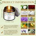 MTLEE 10 Pcs Christmas Thank You Gift Candles Scented Soy Jar Candle Bulk Inspirational Team Coworker Gifts Bulk 3.5 oz Staff Appreciation Gifts for Women Employees Teacher Boss Yoga Home(Team)