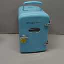 ARCTIC CHEF RMIS129-BLUE Mini Retro 6 Can Beverage Refrigerator-Blue,0.14 cubic feet